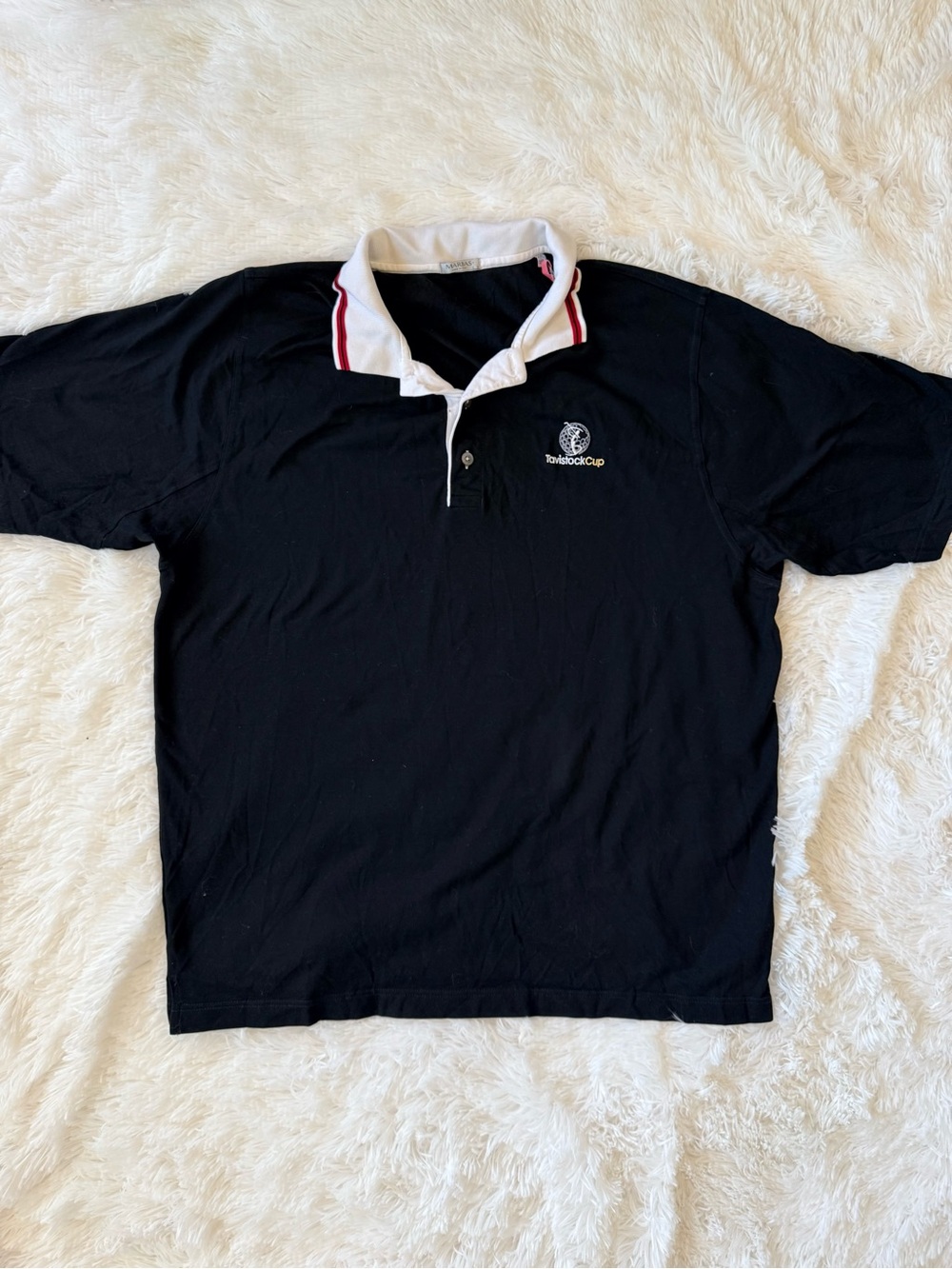 Marbas Made in Italy Black Polo Shirt - Classic Men's Polo